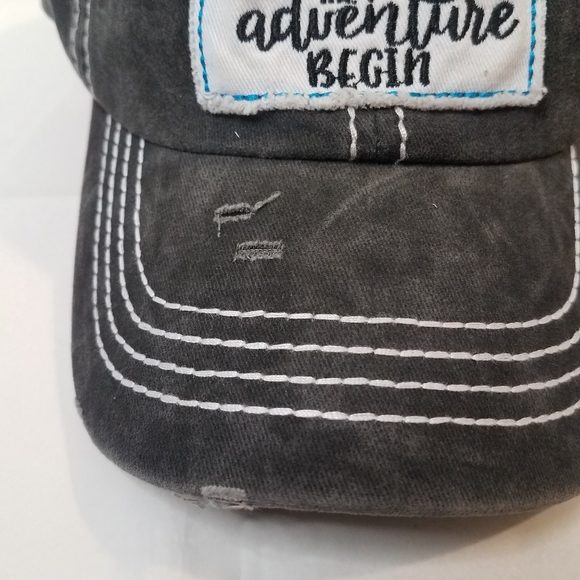 Hat Let The Adventure Begin Baseball Cap Novelty - Picture 4 of 7